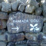 <b>Rhaeadr Du from Ganllwyd</b>