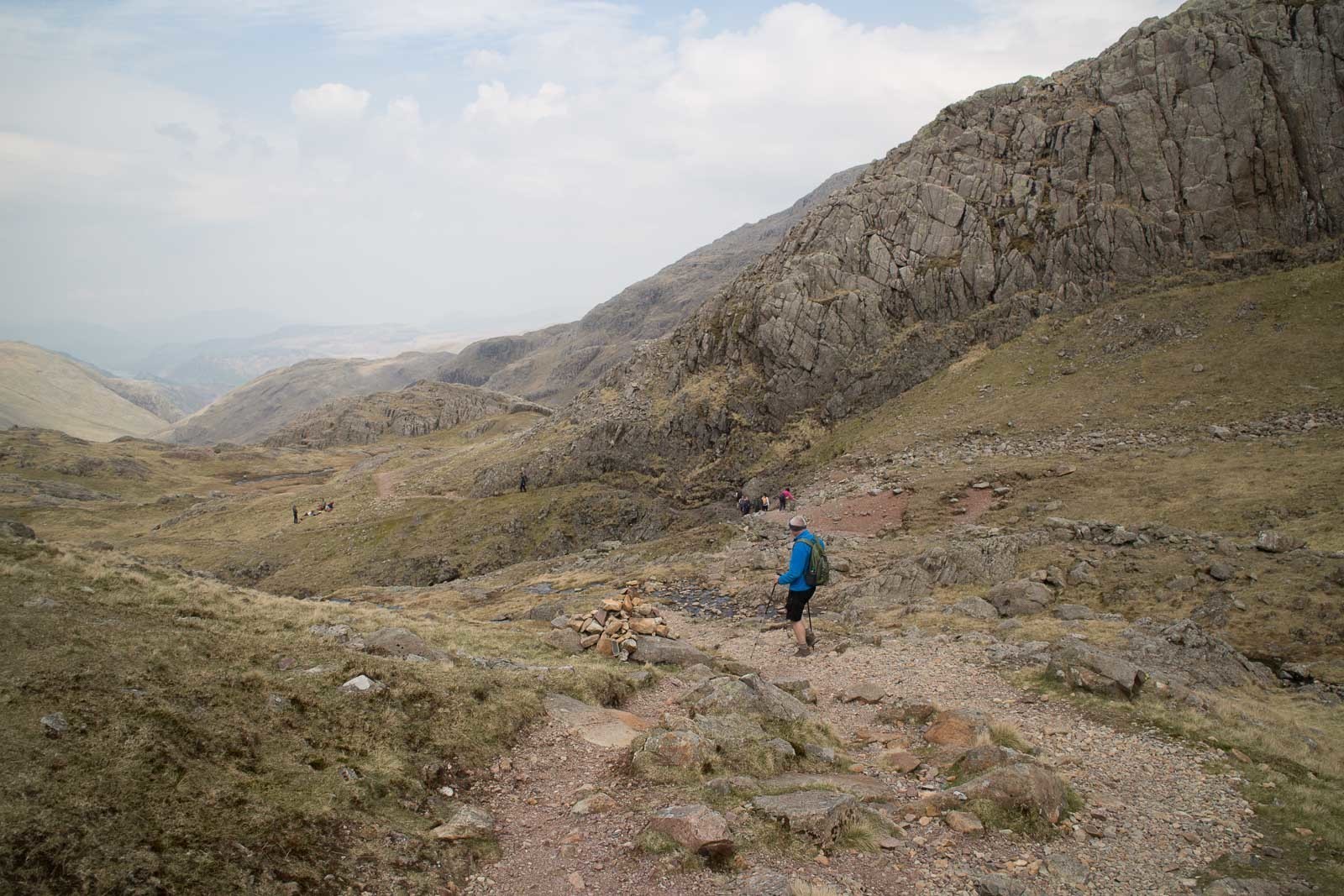 Walk up Scafell Pike via the Corridor Route from Wasdale Head Mud and