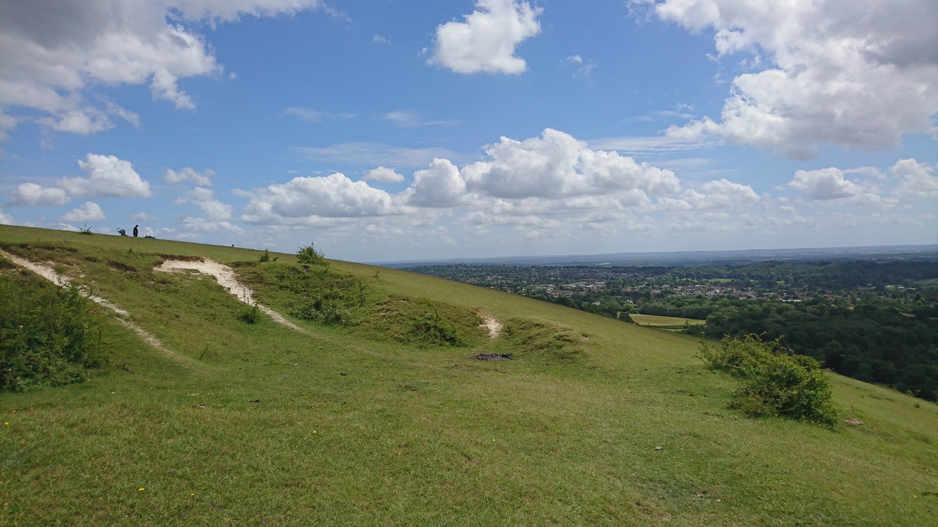North Downs Way from Merstham to Betchworth via Reigate Hill